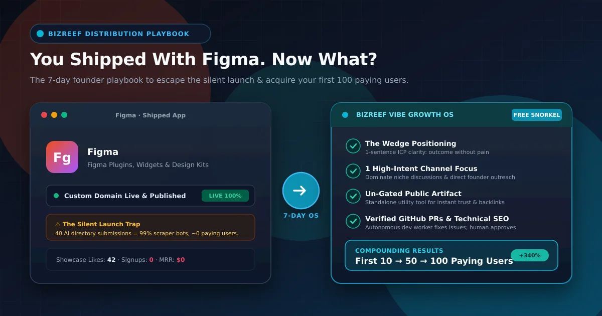 How to get users after shipping with figma - 7-day distribution playbook